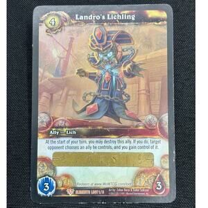 World of Warcraft WoW TCG Landro's Lichling Unscratched/Unused Loot Card